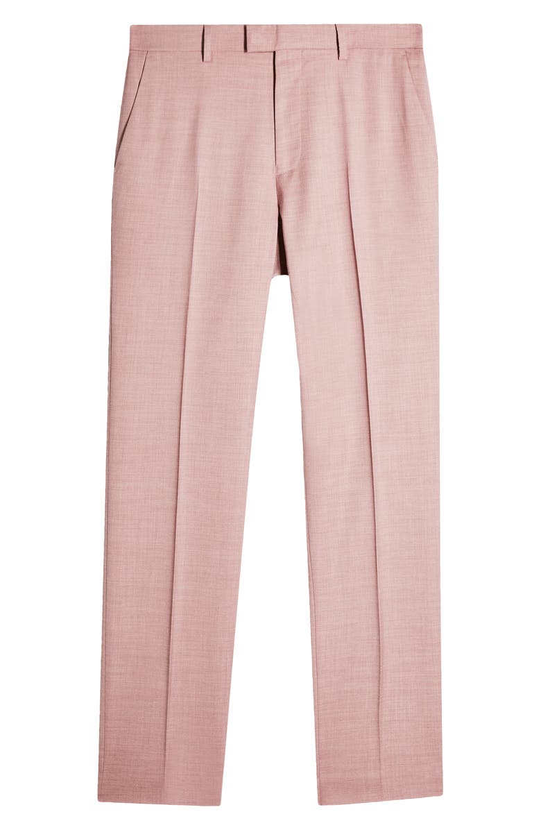 Topman Dax Slim Fit Flat Front Ankle Trousers, Alternate, color, 