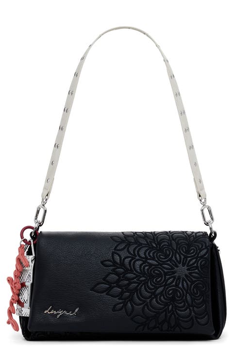Faux Leather Crossbody Bag