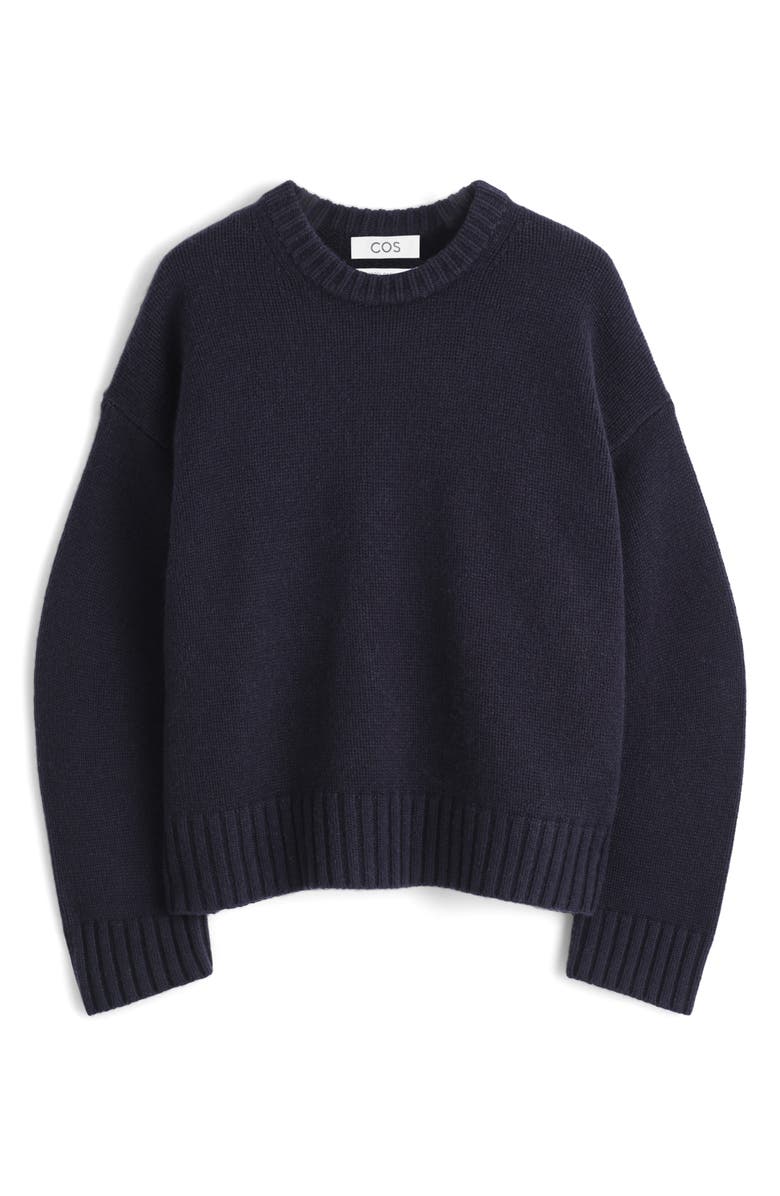 COS Raven Relaxed Fit Cashmere Sweater, Alternate, color,