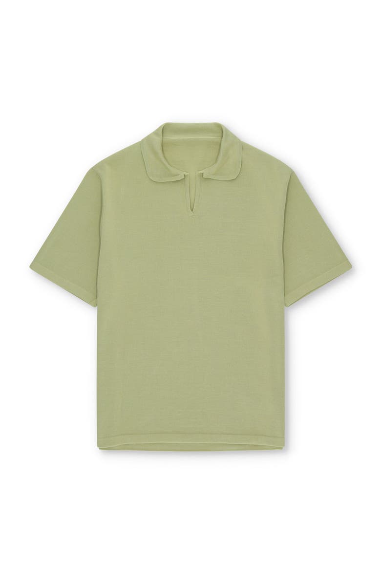 Andy Cotton Knit Polo, Alternate, color, KIWI