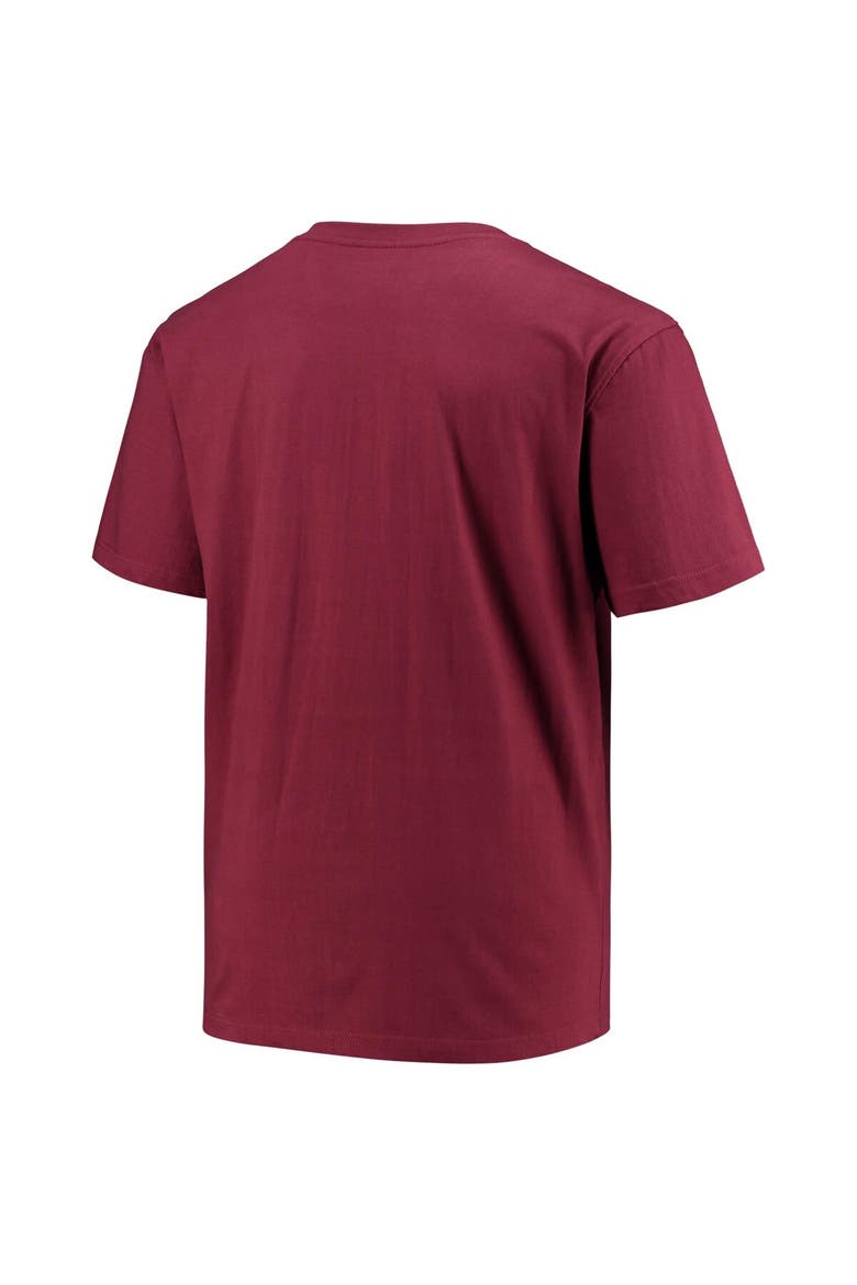 Men's Champion Maroon Mississippi State Bulldogs Big & Tall Arch Team Logo T-Shirt, Alternate, color, Maroon