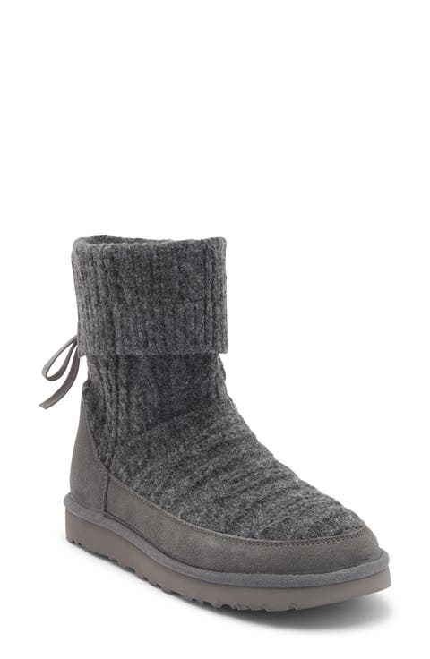 Classic Mini Cable Knit Bootie (Women)