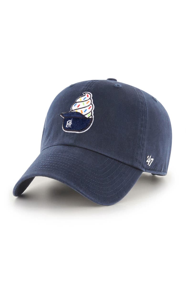 '47 Preschool '47 Navy Detroit Tigers Ice Cream Helmet Clean Up Adjustable Hat, Main, color, Navy