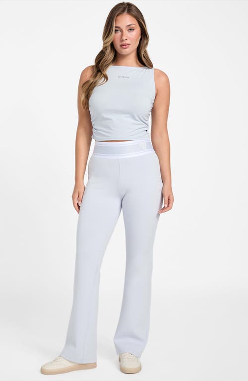 GUESS GUESS NINA RUCHED COTTON BLEND CROP TANK