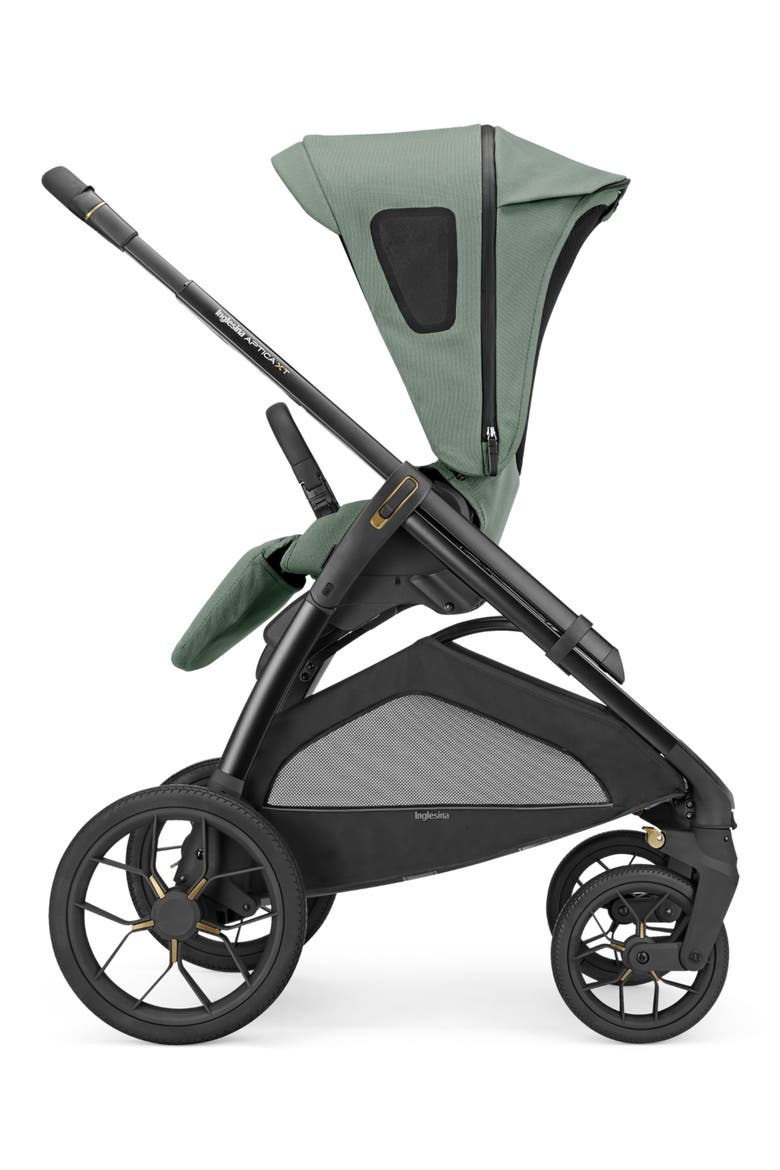 Aptica XT Stroller & Bassinet+Stand, Alternate, color, TAIGA GREEN