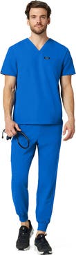 JAANUU Osmo Men's 8-Pocket Classic Scrub Jogger