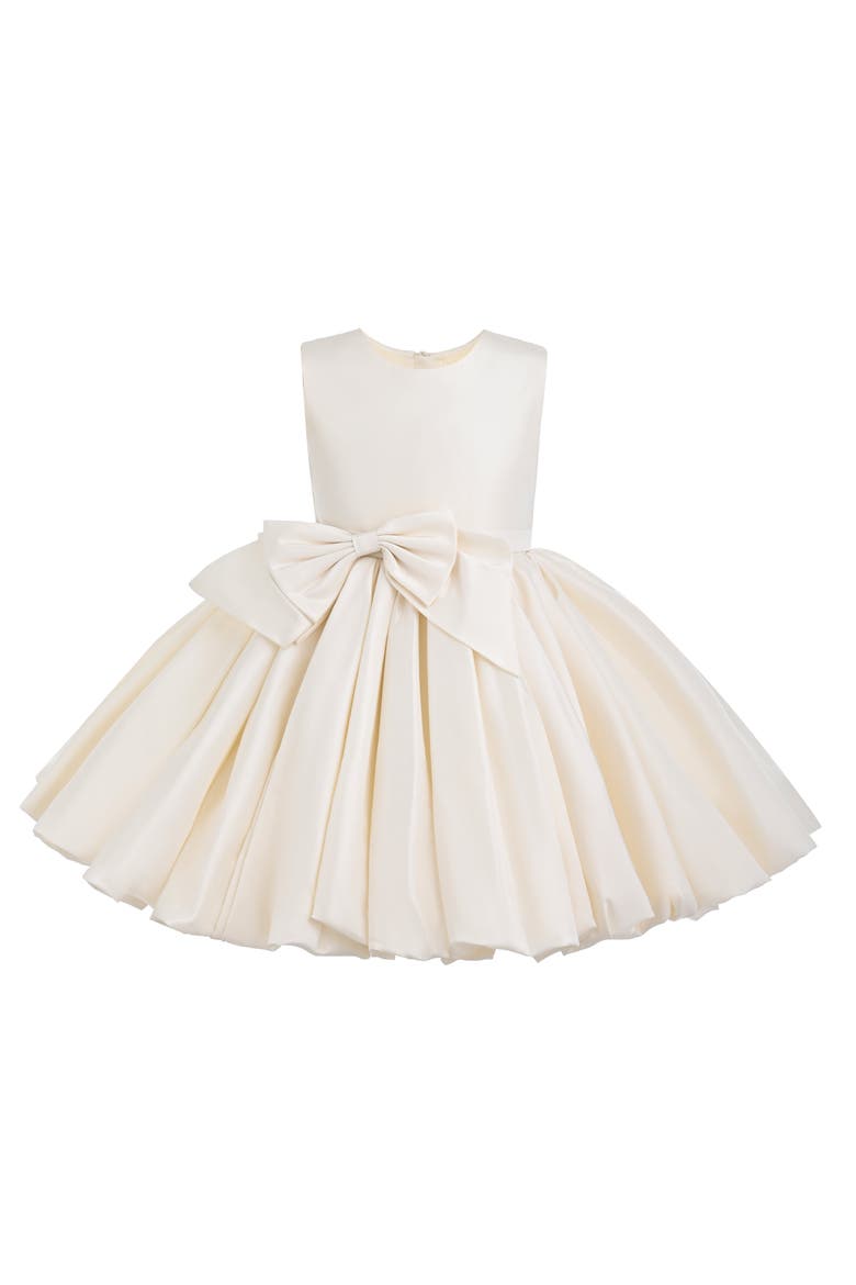 Marina Satin Tiered Dress, Main, color, Blue