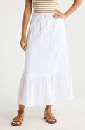 Faherty Dune Tie Waist Maxi Skirt