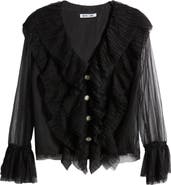 NIKKI LUND Gloria Ruffle Cardigan