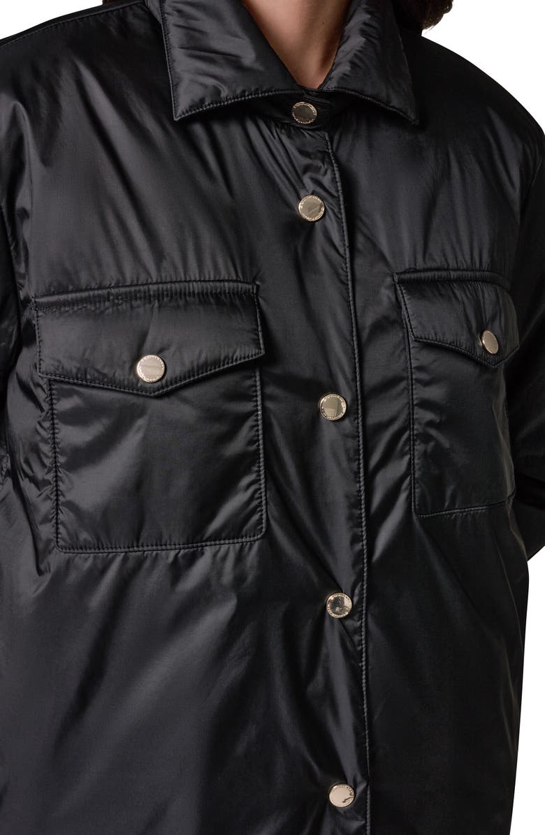 Donna Karan New York Snap Front Shirt Jacket, Alternate, color, 