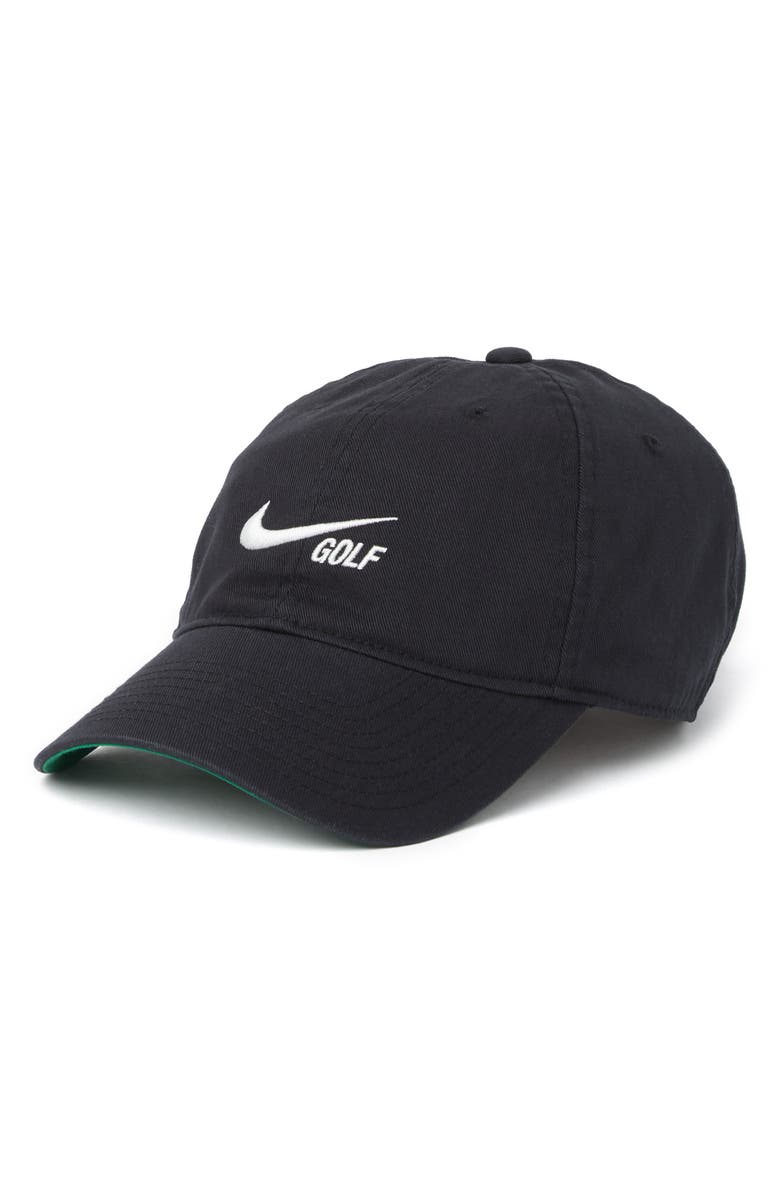 Nike Washed Solid Cotton Baseball Cap, Main, color, 