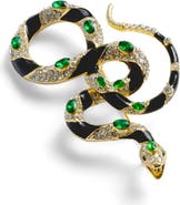 Bill Skinner Studio Bejewelled Snake Brooch