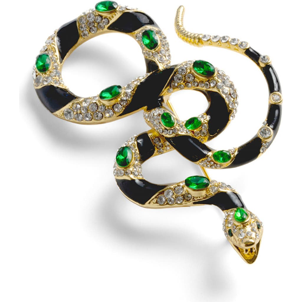 Bill Skinner Studio Bejewelled Snake Brooch