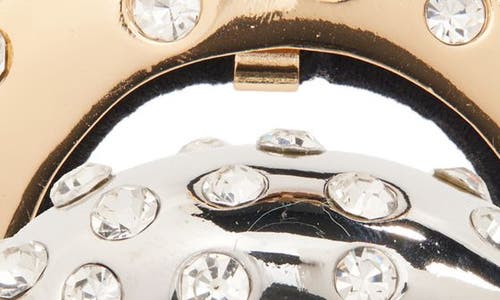 Tasha Assorted 2-pack Crystal Embellished Ponytail Cuffs In Gold Silver