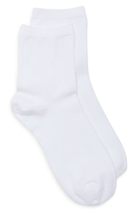 Everyday Low Flat Knit Rib Crew Socks