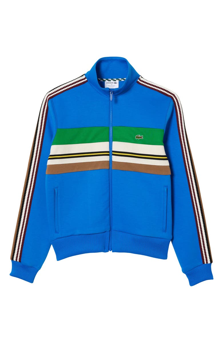 Lacoste Chest Stripe Track Jacket, Main, color, 