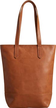 Sarep + Rose Slender Kenya Leather Tote Bag