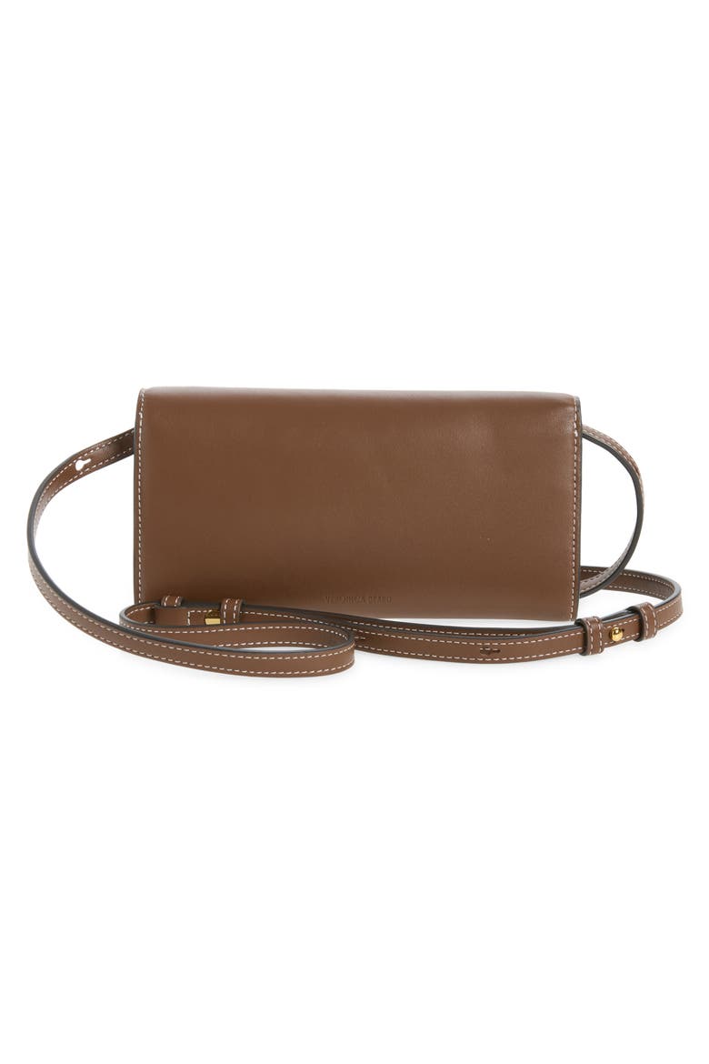 Leather Crossbody Wallet, Alternate, color, WHISKEY