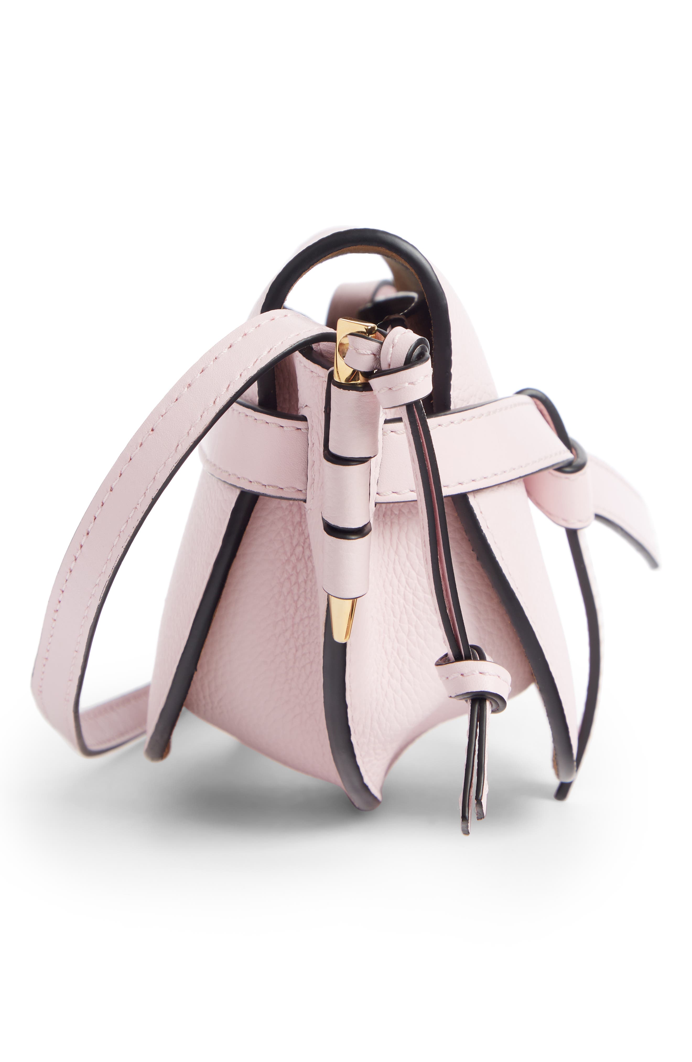 Loewe Mini Gate Leather Crossbody Bag, Alternate, color, 