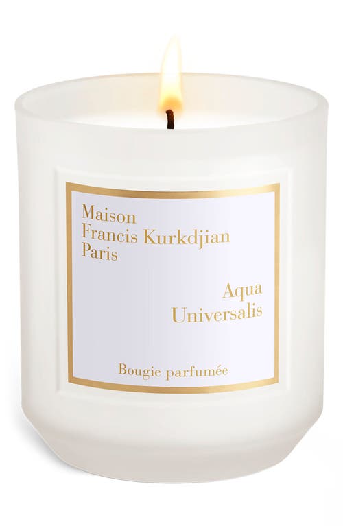 Maison Francis Kurkdjian Aqua Universalis Scented Candle In Transparent