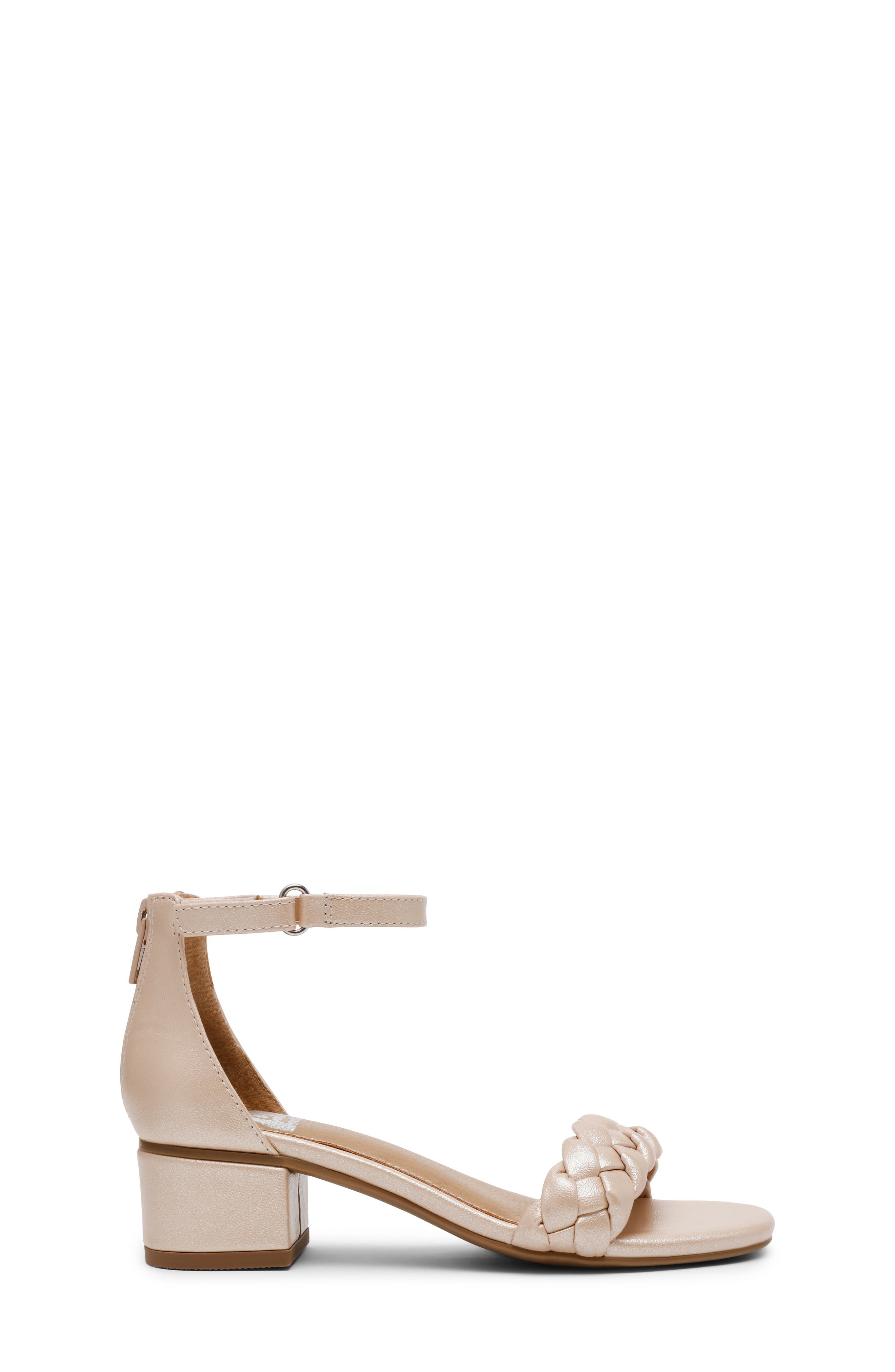 DV by Dolce Vita DV Dolce Vita Braided Strap Ankle Strap Sandal, Alternate, color, Champagne