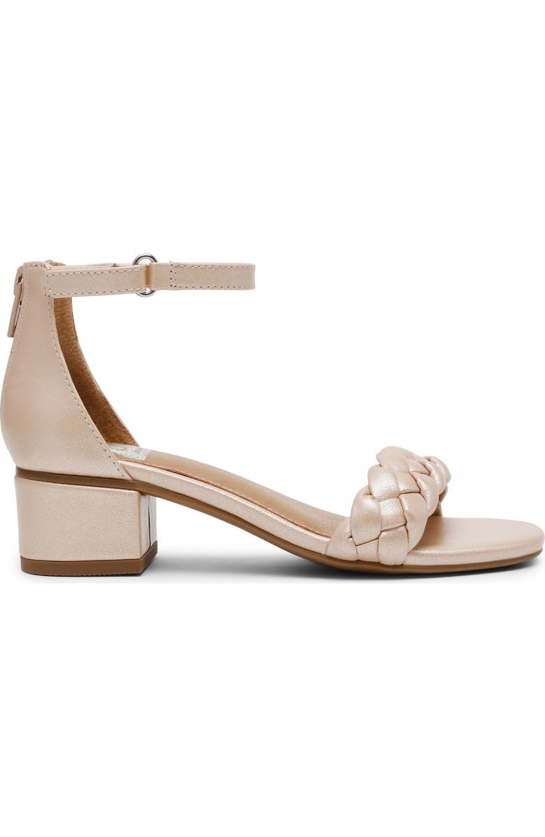 DV by Dolce Vita DV Dolce Vita Braided Strap Ankle Strap Sandal, Alternate, color, Champagne