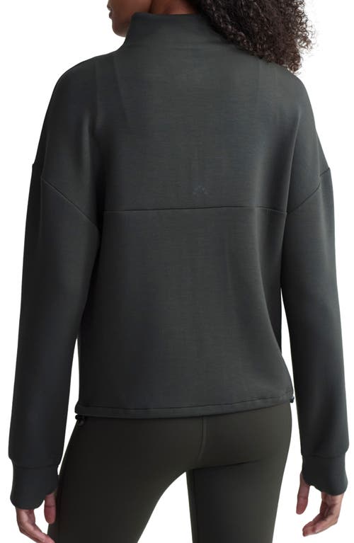 Varley Tayah Full Zip Knit Jacket In Dark Resin Green