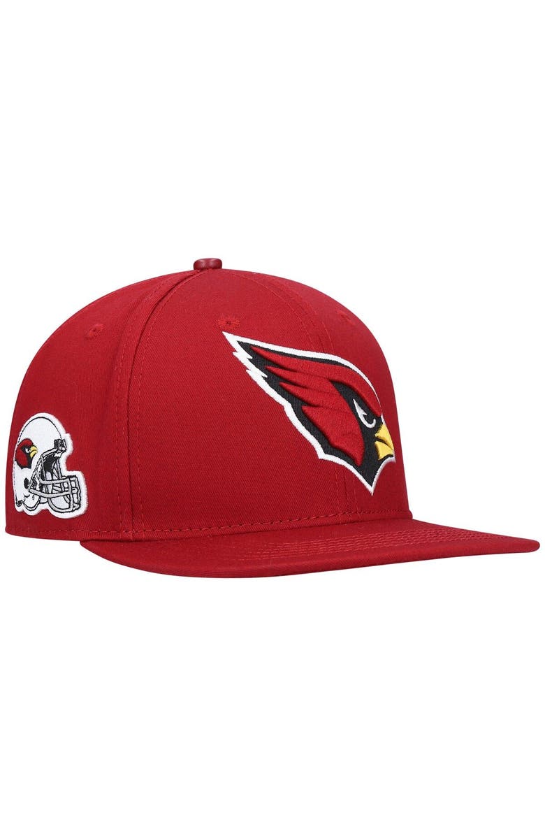PRO STANDARD Men's Pro Standard Cardinal Arizona Cardinals Logo II Snapback Hat, Main, color, 