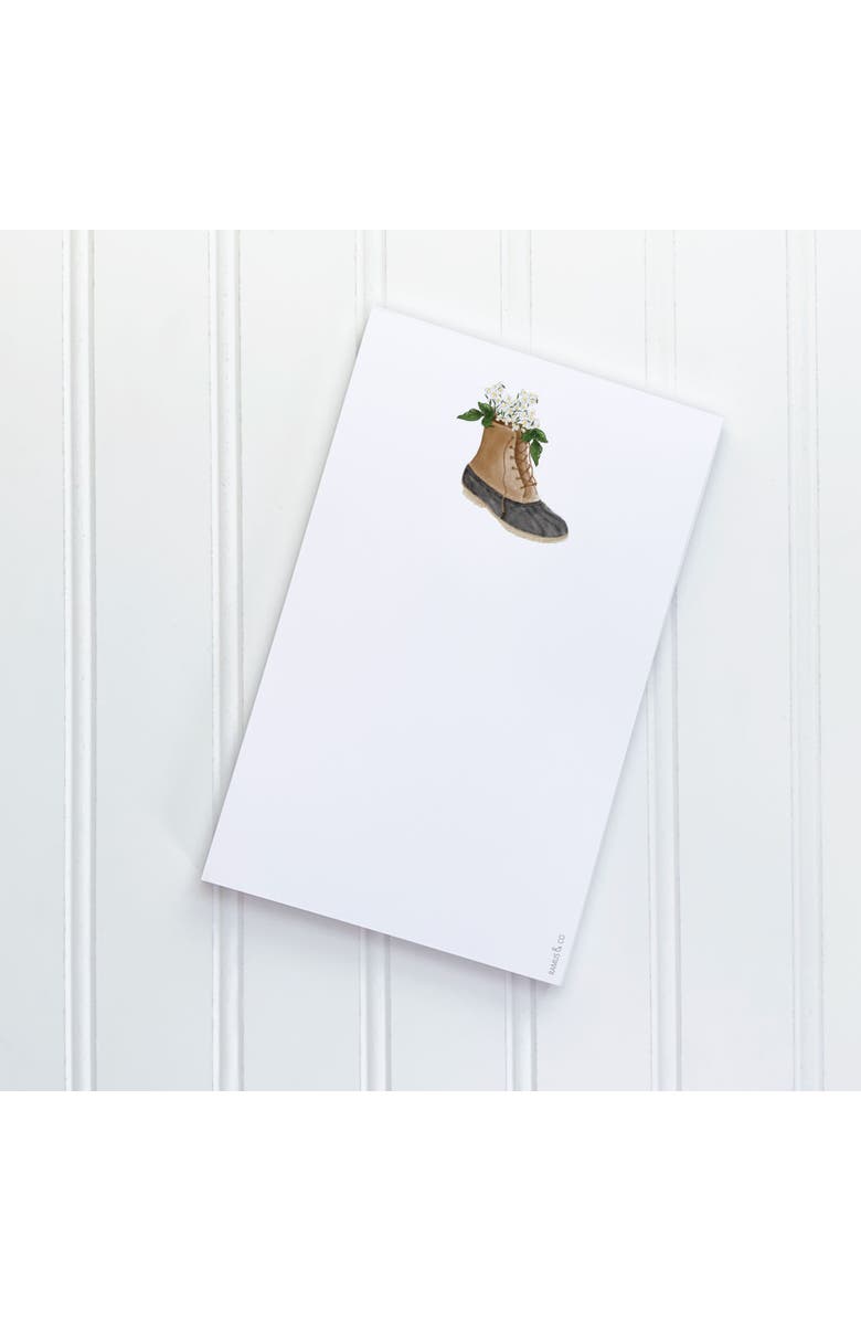 Ramus & Co Rain Boots 5" x 8" Notepad, Main, color, 