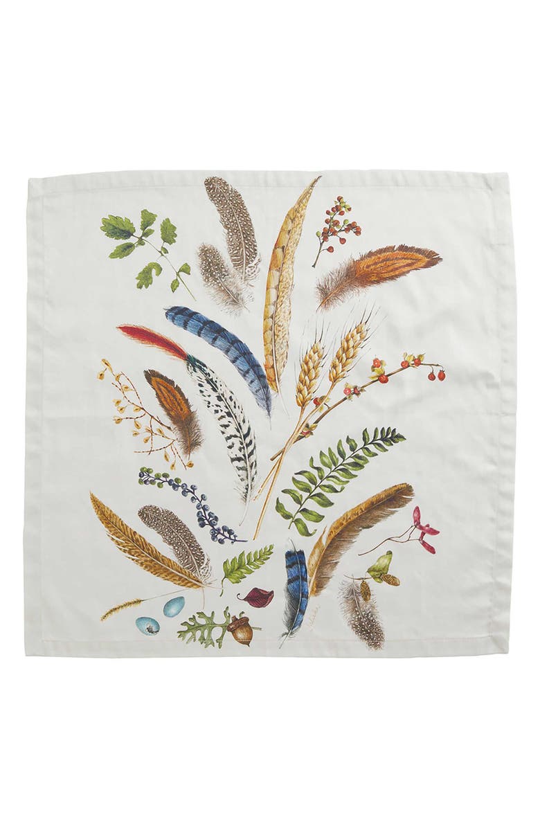 Juliska Forest Walk Set of 4 Napkins, Alternate, color, Caf Au Lait