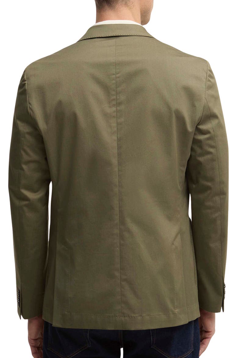 Bellamy Tailored Fit Stretch Cotton Blazer, Alternate, color, OLIVE