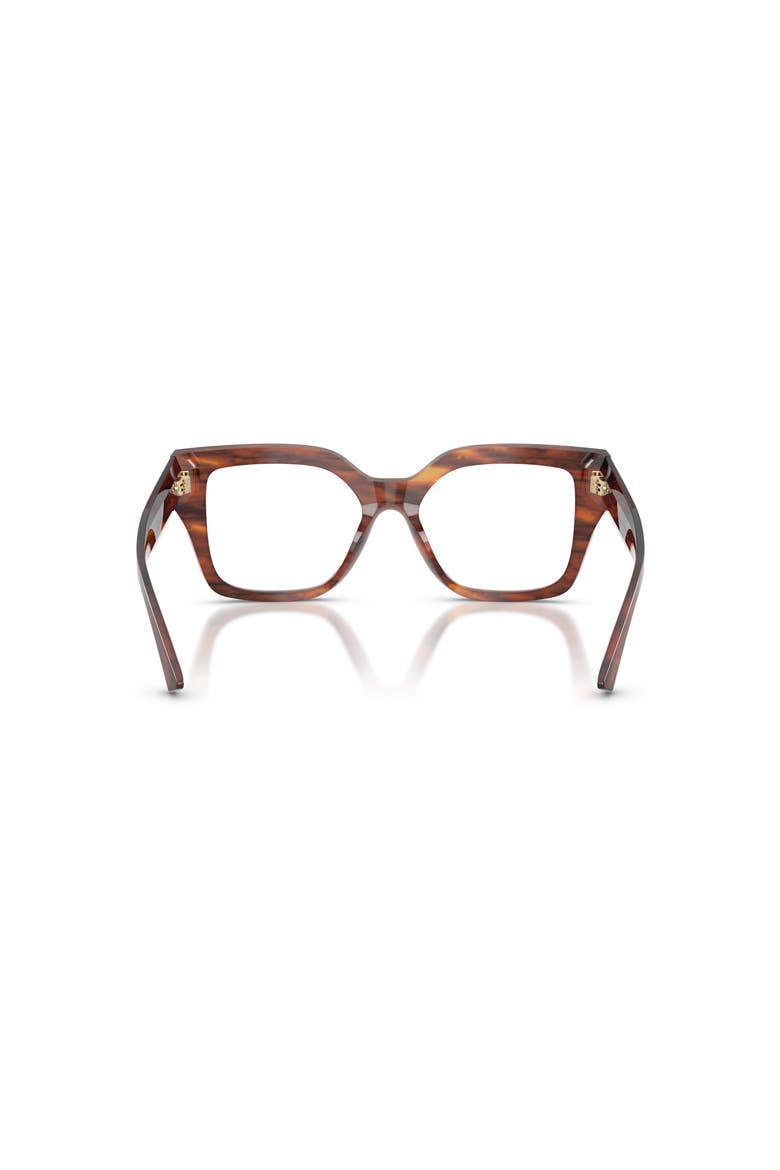 53mm Square optical glasses, Alternate, color, Tortoise