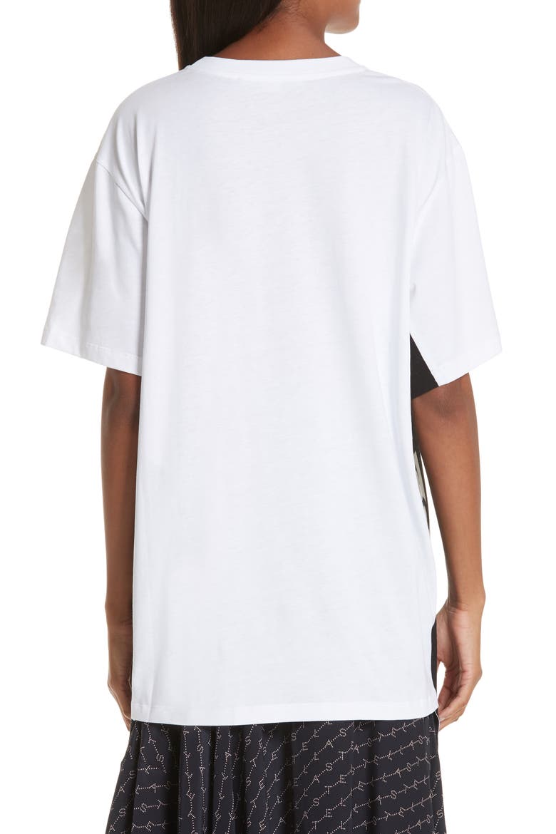 Logo Cutaway Sweater, Alternate, color, PURE WHITE