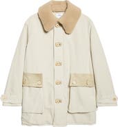 VISVIM Winfield Field Coat with Genuine Shearling Collar