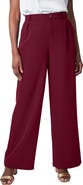 Jessica London Bi-Stretch Wide Leg Pant