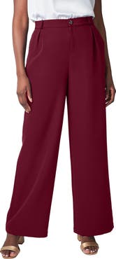 Jessica London Bi-Stretch Wide Leg Pant