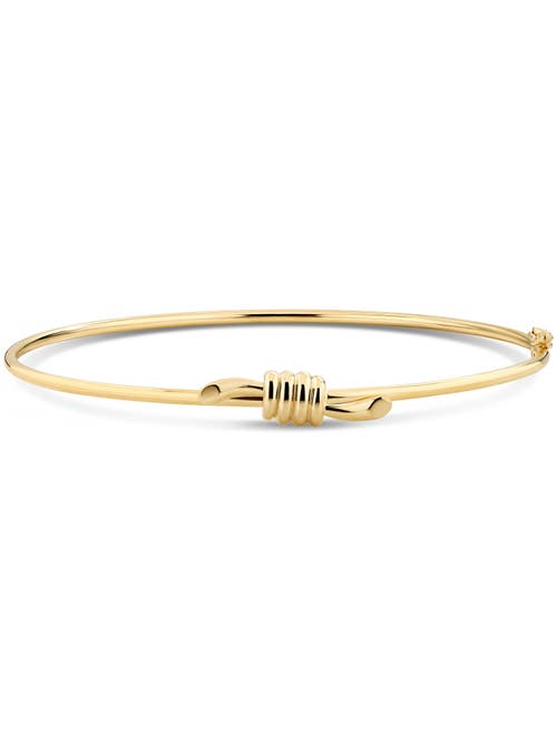 Devata Love Knot Bangle Bracelet In Gold
