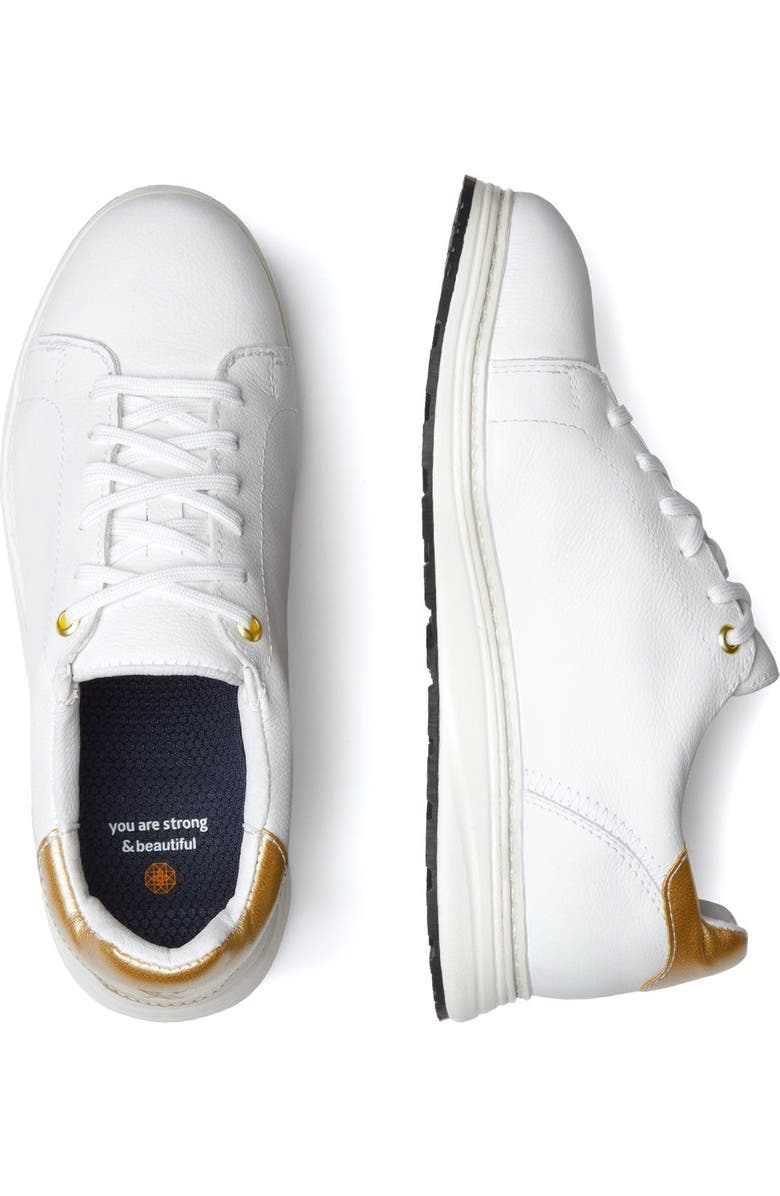 Xena Workwear Rogue Steel Toe Leather Work Sneaker, Alternate, color, White