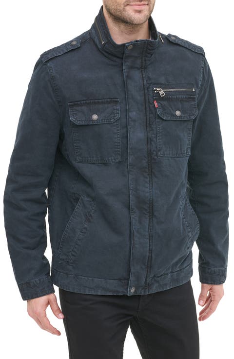 Washed Cotton Utility Jacket