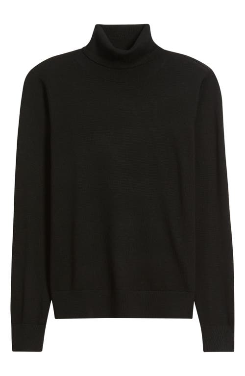 Pendleton Merino Wool Turtleneck Sweater In Black