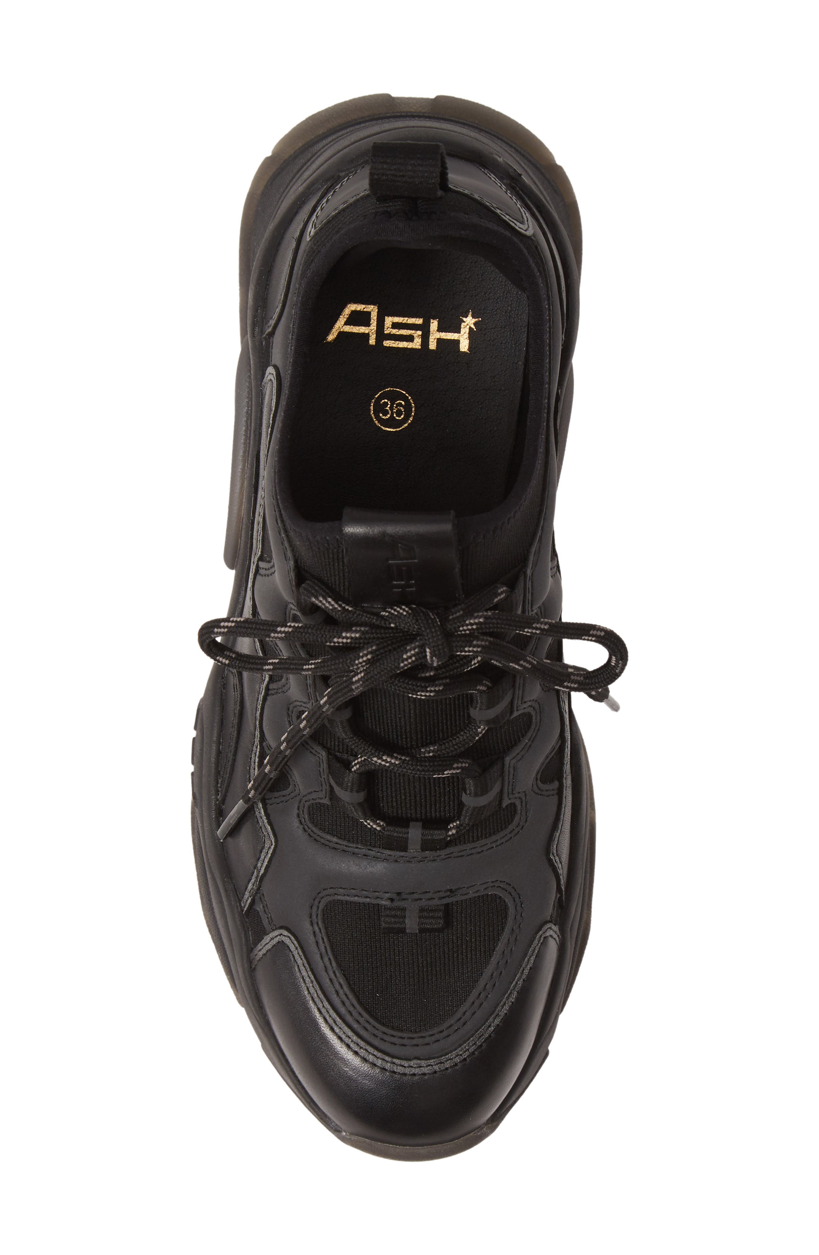 Ash Bird Wedge Sneaker, Alternate, color, 