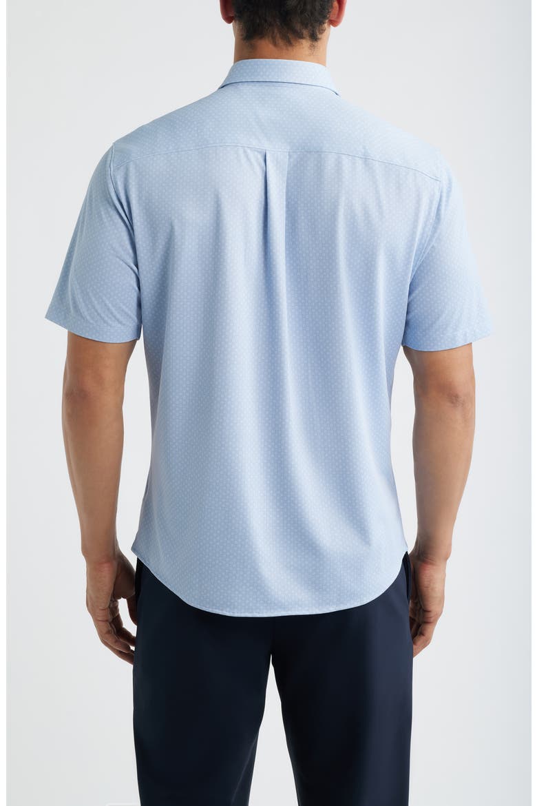 Augustine Short Sleeve Button-Up Shirt, Alternate, color, KONA