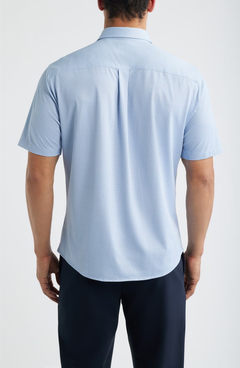 johnnie-O Augustine Short Sleeve Button-Up Shirt, Alternate, color, Kona
