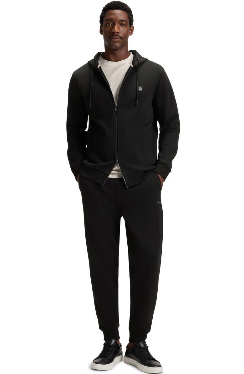 BOSS Spence Zip Hoodie, Alternate, color, Black