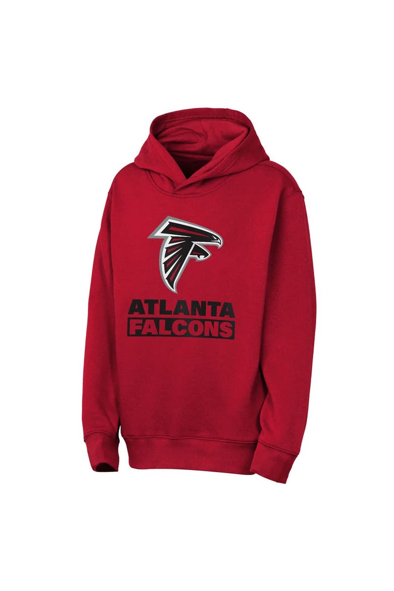 Youth Outerstuff  Red Atlanta Falcons Back to Basics Hoodie, Alternate, color, Red
