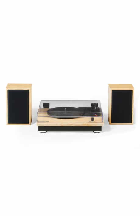 Crosley Radio Brio 3-Speed Turntable & Bookshelf Speakers Set