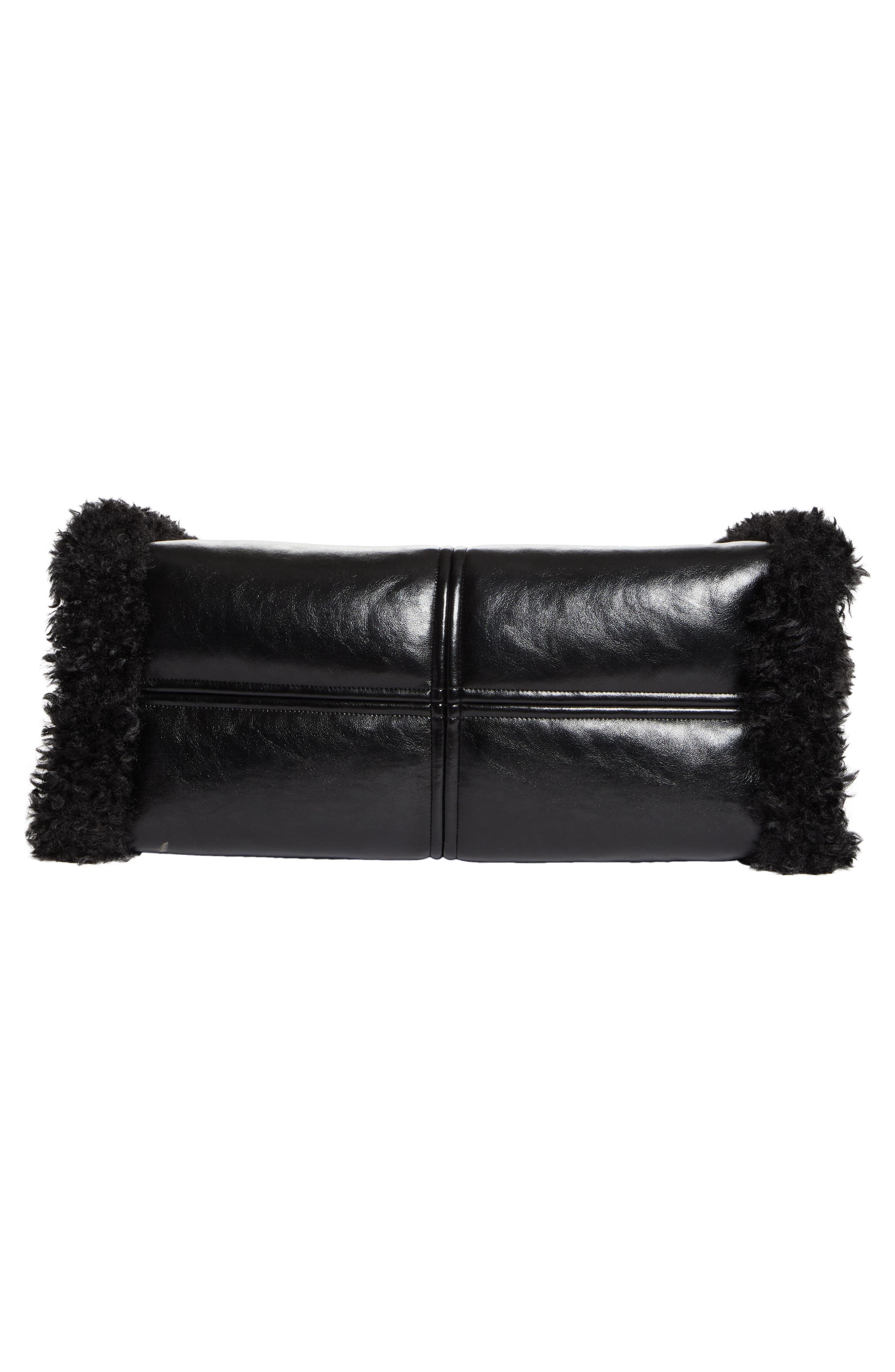 Stand Studio Lola II Faux Shearling Bag, Alternate, color, 