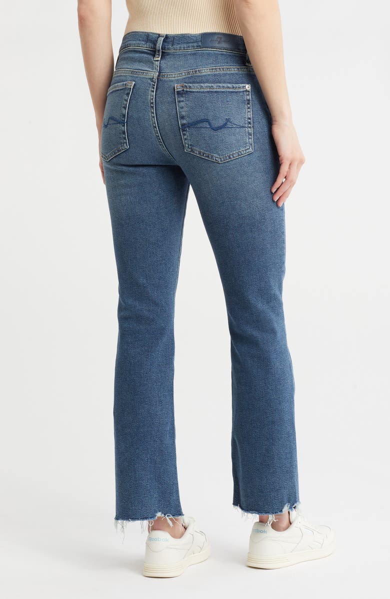 7 For All Mankind Daisy Raw Ankle Bootcut Jeans, Alternate, color,