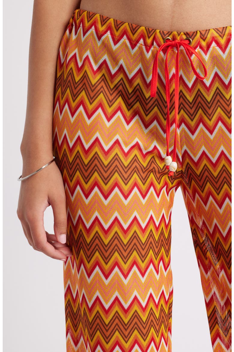 Chevron Knit Drawstring Pants, Alternate, color, MULTI COLOUR