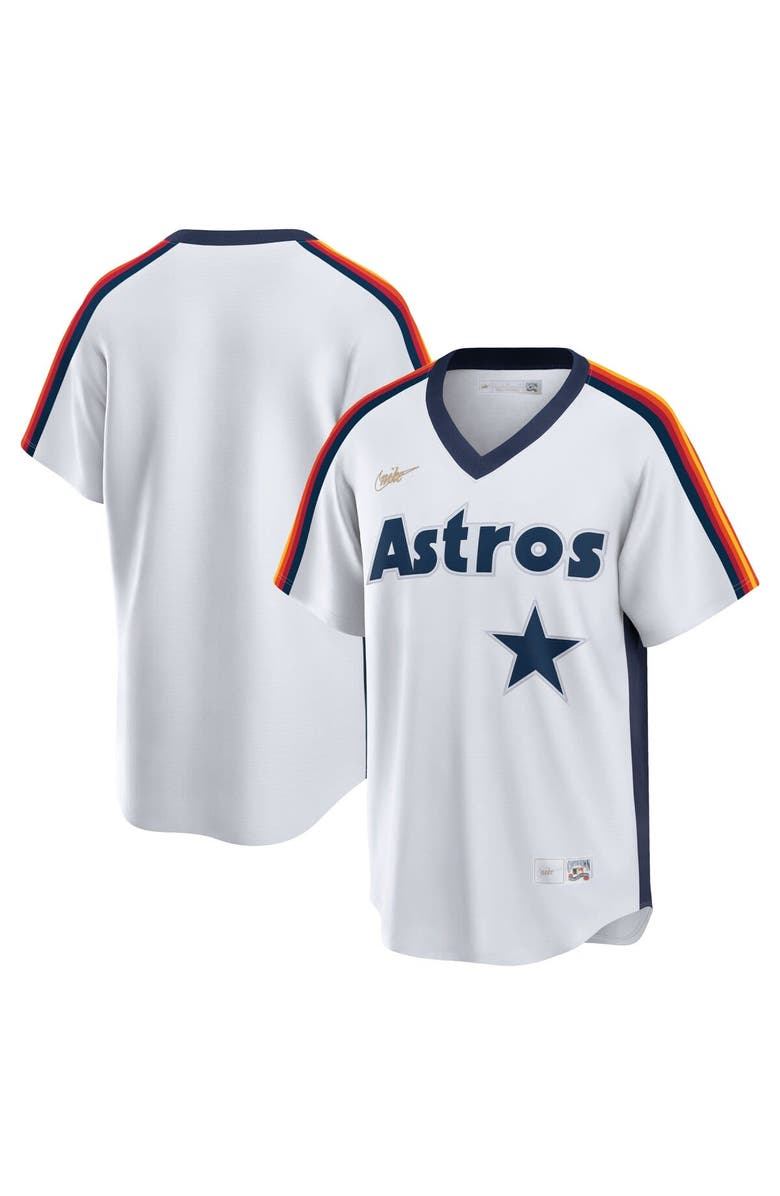 Nike Men's Nike White Houston Astros Home Cooperstown Collection Player Jersey, Main, color, White